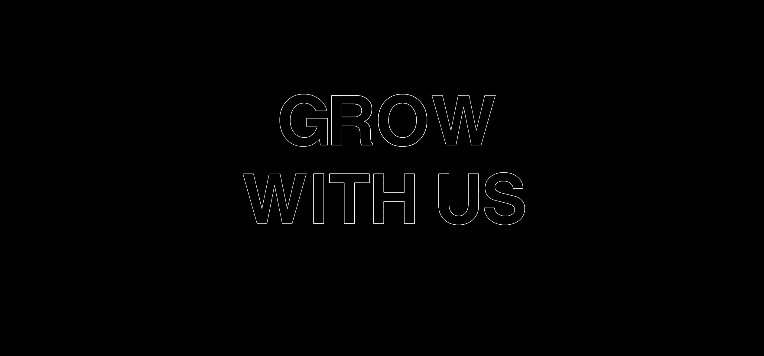 Grow with us banner image